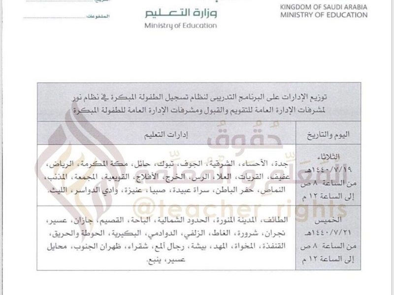 حسابات تستغل صمت المعنيين وتروّج لرسائل عن موعد التسجيل بالروضات